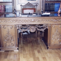 Wood Carved Desks & Bookcases